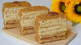 Medovik RUSSIAN HONEY CAKE Recipe | EASIEST WAY #94