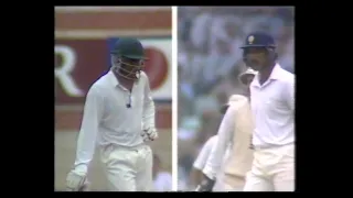 ENGLAND v INDIA 3rd TEST MATCH DAY 1 THE OVAL AUGUST 23 1990 RAVI SHASTRI MOHAMMAD AZHARUDDIN