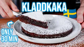 This Swedish Chocolate Cake will satisfy your sugar craving, fast!