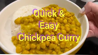 CREAMY CHICKPEA CURRY 🍛 #cooking #recipe