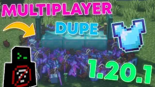 MINECRAFT 1.20.1 MULTIPLAYER DUPE | Infinite emerald, diamond armor, etc... | Early game dupe !
