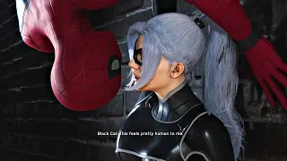 Spider-Man PS4 - All Black Cat Cutscenes (Spiderman Black Cat All Scenes) PS4 Pro