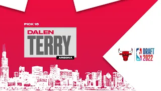 Dalen Terry - #18 Pick NBA Draft Media Availability | Chicago Bulls