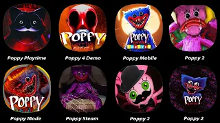 Poppy Playtime  Mobile, Poppy 2 Minecraft,Pink Monster Poppy 4 Mobile, Poppy 3 Steam, Roblox Poppy3