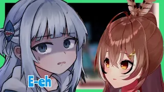 𝐆𝐮𝐫𝐚'𝐬 𝐒𝐩𝐞𝐞𝐜𝐡𝐥𝐞𝐬𝐬 𝐰𝐢𝐭𝐡 𝐌𝐮𝐦𝐞𝐢'𝐬 𝐩𝐚𝐬𝐭 𝐦𝐞𝐚𝐥𝐬 |Hololive EN|