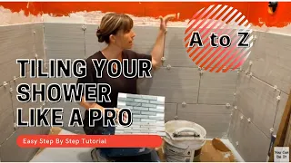 Easy How To Tile Shower from A to Z Part 1