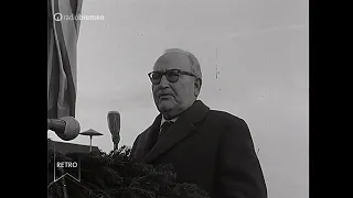 Eröffnung der neuen Großen Weserbrücke/Kaisenbrücke 1960 .