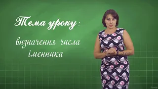 Число іменників