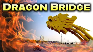 Da Nang Dragon Bridge Fire Show: Time, History, and Highlights! 🇻🇳 Vietnam Travel Vlog