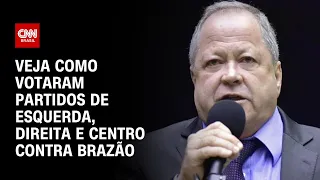 Veja como votaram partidos de esquerda, direita e centro contra Brazão | CNN NOVO DIA