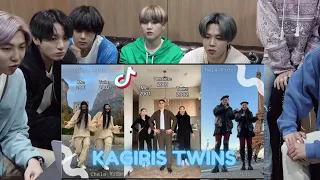 BTS REACTION KAGIRIS TWINS TikTok Dance Challenges Compilation of 2023 ft Omarito [NEW] | Trending