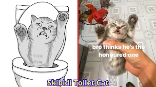 😂Cat Memes: All Skibidi Cats VS TITAN TV MAN Dog 😅 Funniest Trending Funny Animals 😹