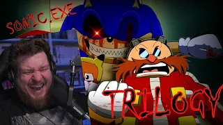 Реакция на SONIC.EXE TRILOGY - ВСЕ СЕРИИ НА РУССКОМ