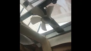 RV bathroom vent fan