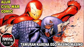 Gara-gara Acara Tv Sampai Perang Saudara!!! Ironman vs Captain America Alur Cerita Civil War Comic