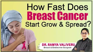 How fast does breast cancer start grow and spread? | Dr Ramya Valiveru | Endocrine & Breast Surgeon