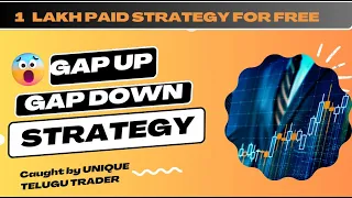 GAP UP & GAP DOWN STRATEGY FOR BANLKNIFTY,NIFTY ,FINNIFTY ETC...,MORE THANK 90+++ACCURACY