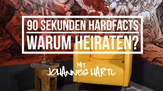 Warum heiraten? - 90 Sekunden Hardfacts mit Johannes Hartl​