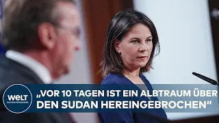 STATEMENT BAERBOCK UND PISTORIUS: „Vor 10 Tagen ist ein Albtraum über den Sudan hereingebrochen“