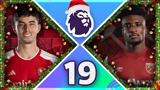 Premier League Predictions Week 19 Boxing day Predictions