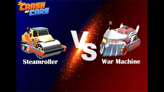 Crash of Cars | Steamroller vs War Machine | DestroyerY_14 vs GEOGRAPHIX