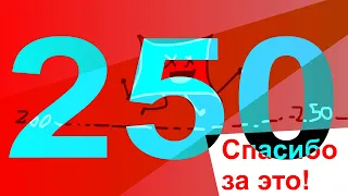 Спасибо за 250 подписчиков!