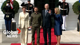 Zelenskyy thanks Biden for “strong words” of support during Ukrainian leader’s White House visit