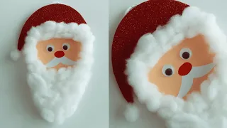 How To Make Santa Claus | DIY | Santa Claus Making With CD | Christmas Decoration | Christmas Craft