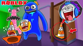 LEBIH SERU!! NYAMAR JADI BARANG MAIN PETAK UMPET RAINBOW FRIENDS ROBLOX!!!