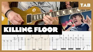 Slash - Killing Floor - Guitar Tab | Lesson | Tutorial - Howlin' Wolf Cover