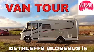 our luxury new Dethleffs Globebus motorhome tour!