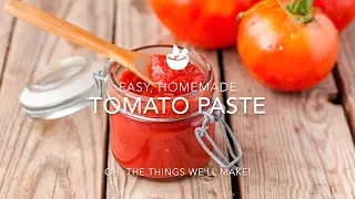 Easy Homemade Tomato Paste