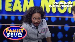 Family Feud: BAKIT KA MAHIHIYANG MAGHUBAD NG T-SHIRT SA ISANG PUBLIC PLACE? (Episode 451)