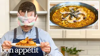 Recreating José Andrés's Seafood Paella From Taste | Reverse Engineering | Bon Appétit