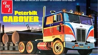 How to Build the Peterbilt Cabover Pacemaker 352 1:25 Scale AMT Model Kit #759 Review