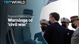 France's right wing: Warnings of 'civil war'