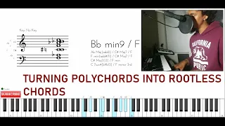 HOW TO CREATE AND USE ROOTLESS CHORDS ON THE PIANO