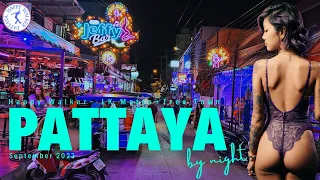 Pattaya.Tree Town and LK Metro. Everything in Buakhao area. Thailand. Crazy Night September 2023.
