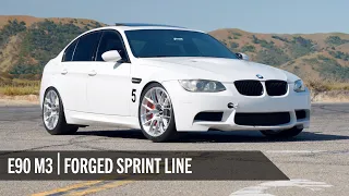 BMW E90 M3 White on EC 7RS & VS 5RS YT