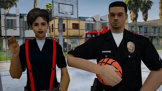 🏀ПОЛИЦИЯ против ПОЖАРНЫХ в БАСКЕТБОЛЕ в GTA MTA (Proxima RP)