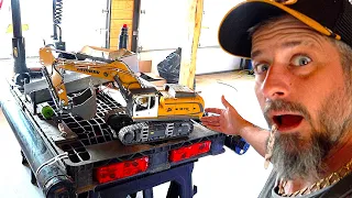 I built a Radio Controlled Gold Mining Excavator Barge | RC ADVENTURES