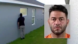 Ex-con caught peeping in teen's window by surveillance camera, deputies say