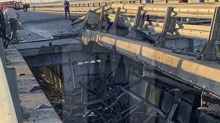 Zwei Tote nach Explosionen auf Krim-Brücke