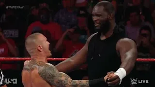 Randy Orton vs Omos - WWE Raw 16 De Agosto Del 2021 En Español