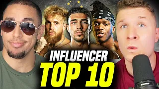 OUR *NEW* TOP 10 POUND FOR POUND INFLUENCER BOXERS..