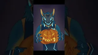 SpookyProtogen Art #shorts #protogen #halloween