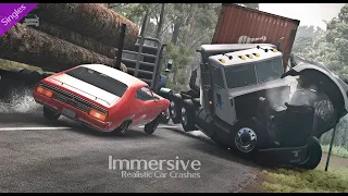 Immersive Realistic Car Crashes - Single #52 - BeamNG.Drive