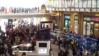 dance in King's cross station