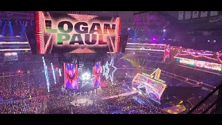 WWE WrestleMania 38: The Miz & Logan Paul Live Entrance Crowd Reaction Saturday 4/2/22