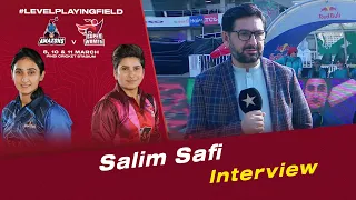 Salim Safi Interview | Amazons vs Super Women | Match 3 | Women's League Exhibition | PCB | MI2T
